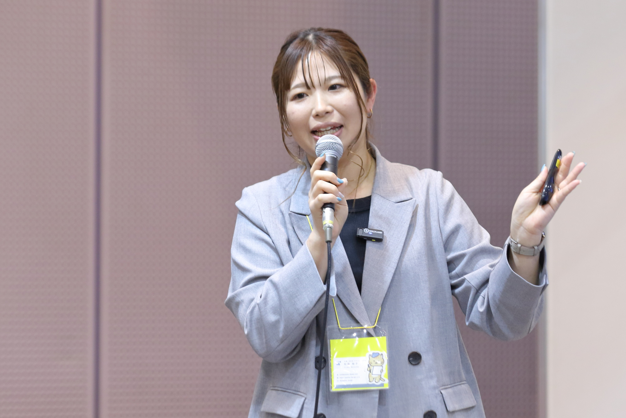 セミナーに登壇する松岡裕子様